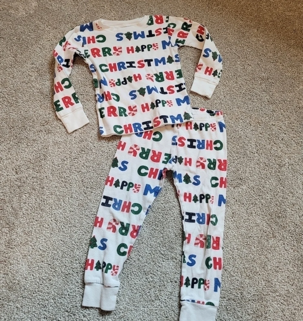Carter Kids Christmas Holiday Pajama Set Size 3T